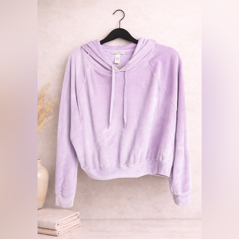 Victoria's Secret Light Purple Velour Hoodie